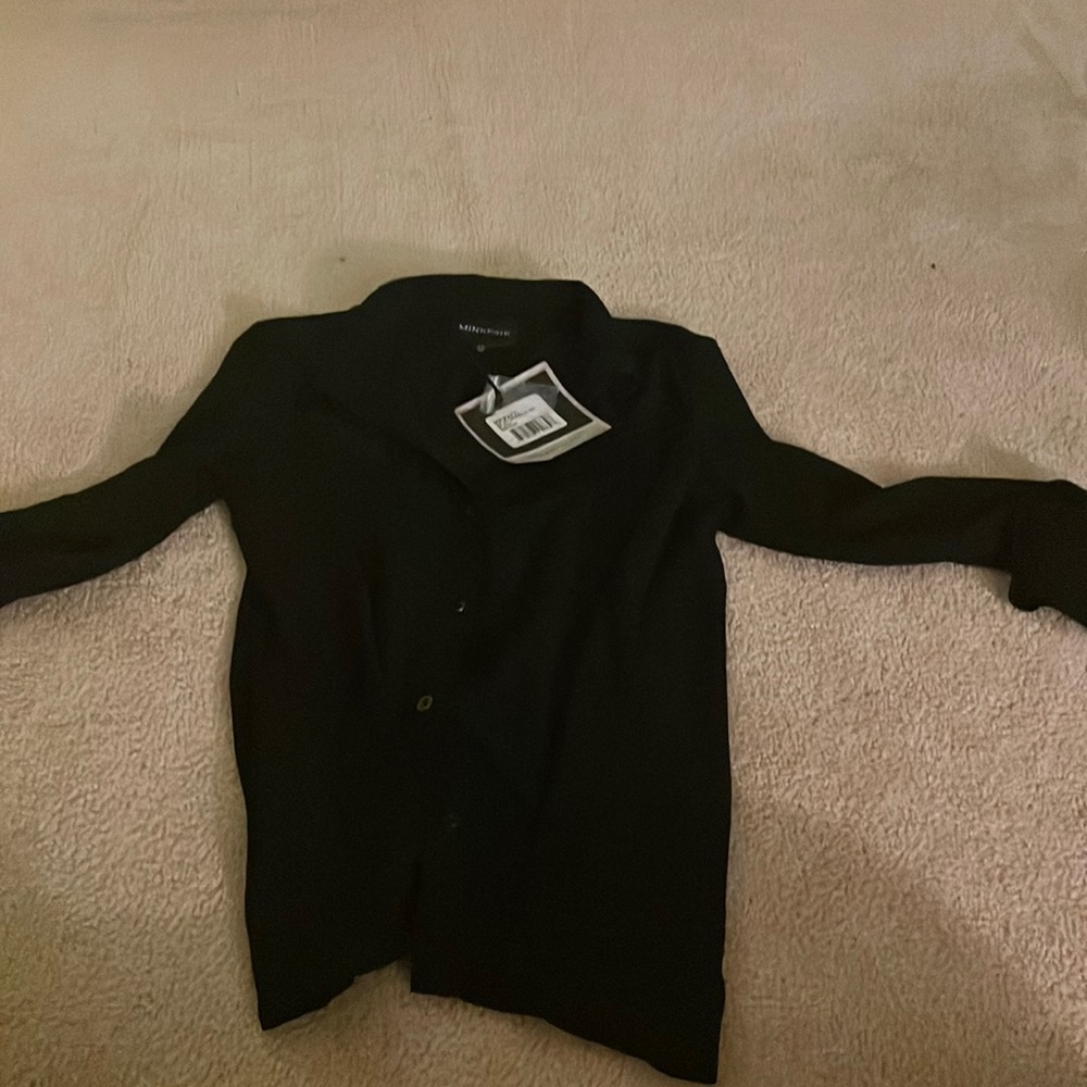 Minkpink Women’s Black Button Down Shirt